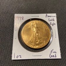 1 oz Gold American Eagle Coin (1998)
