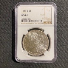 $1 Morgan 1881 S