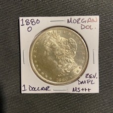 $1 Morgan 1880 O