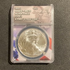 $1 Silver Eagle Type 1 2021
