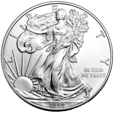 1 oz Silver American Eagle Coin (1990)