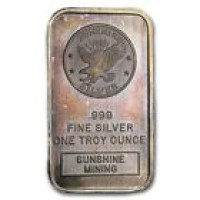 1 oz  Sunshine Mint Silver Bar (Vintage)