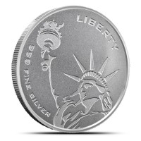 1 oz Asahi Freedom Liberty Silver Round